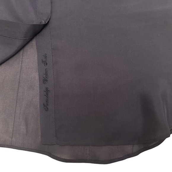 Robert Graham Black Silk Blend Marina Tuxedo Shirt SZ XL Sheer Luxury NWOT READ - Picture 5 of 10